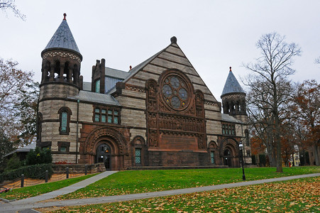 新泽西州普林斯顿 2011 年 11 月 15 日 普林斯顿大学是 Priva球衣联盟机构研究本科建筑学传统教育大厅建筑大学本科高清图片素材