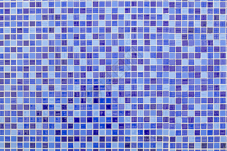蓝色瓷砖马赛克正方形艺术棕色陶瓷浴室制品地面背景图片