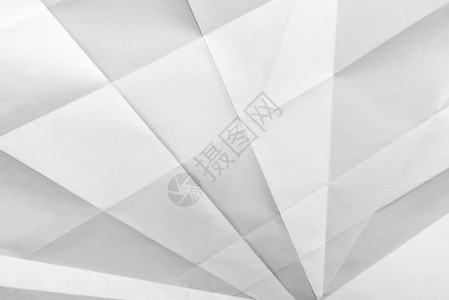 白色折叠纸空白艺术床单墙纸折叠背景图片