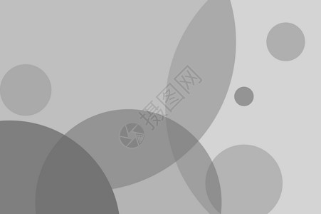 抽象的灰色圆圈插图背景气泡黑色几何学白色背景图片