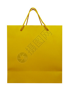 隔绝纸袋  黄色包装盒子白色销售商业载体空白店铺购物零售背景图片