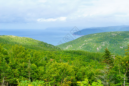 布列顿角高地普来桑湾附近风景路线踪迹海岸线沿海海洋崎岖旅行公园戏剧性背景图片