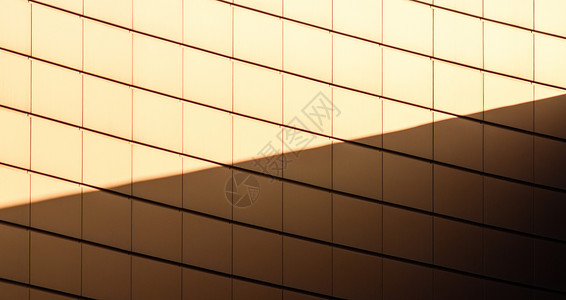 抽象图案背景黄色形状与线城市阴影房子商业数字活力办公室几何学蓝色色调背景图片