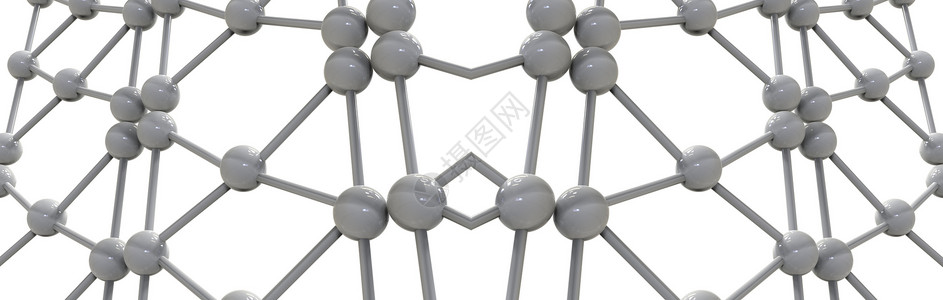 分子网格结构的 3d 渲染图医疗材料化学品物理插图研究技术科学金属实验室背景图片