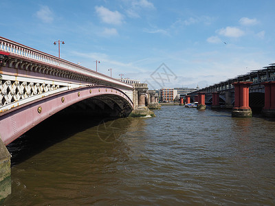 黑衣修士桥大不列颠欧洲联盟高清图片