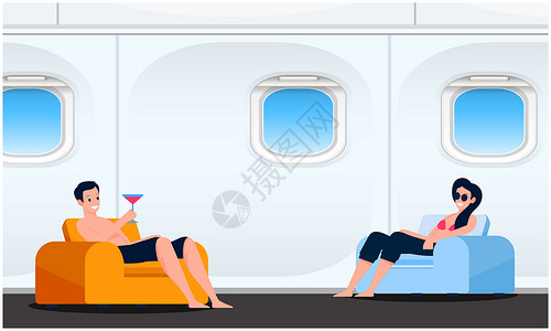 一对夫妇坐在飞机上 喝着饮料家庭男朋友女性男性玻璃商业电脑餐厅感情桌子放松高清图片素材