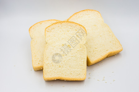 烘焙面包食物白色面团糖类早餐背景图片