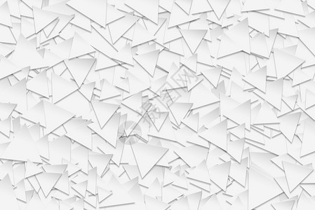 抽象的 3D 白色三角形图案背景背景图片