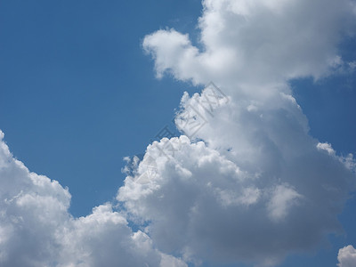 蓝天与云彩背景与副本 spac白色天空空白天气背景图片