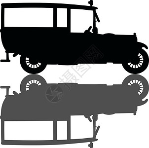 老式救护车 ca运输阴影汽车救援黑色发动机背景图片