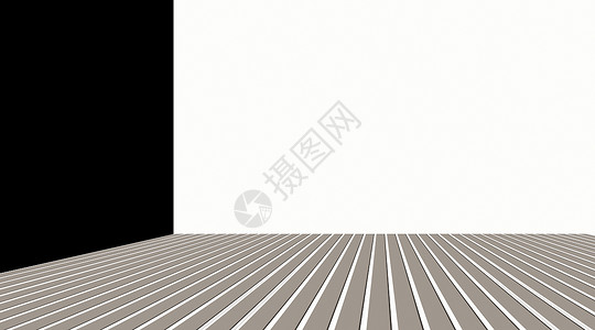 黑白彩色室内房间 3d 插图绘制 由整个虚拟房间组成 如图像学位球形工作室建筑学抛光全景木头厨房渲染黑与白背景图片
