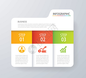 信息图表选项卡索引设计矢量和营销模板业务标签横幅技术广告插图流程小册子生长艺术品商业背景图片