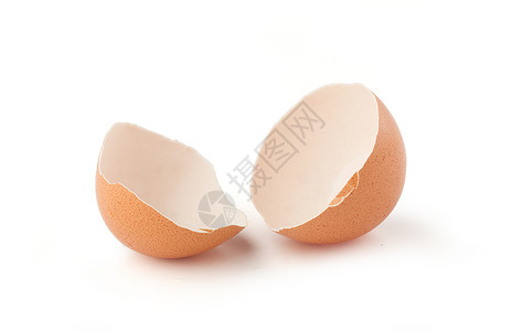 两片破碎的蛋壳背景图片