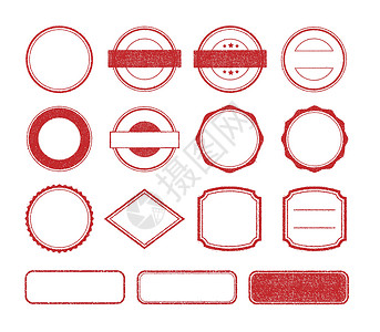 章模板矢量橡皮戳模板插图没有文本文本 spac墨水载体标签邮票证书边界徽章横幅圆圈古董插画