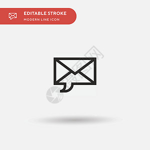 Email 简单矢量图标 说明符号设计模板 fo下载邮政界面技术邮资邮件地址互联网电子邮件电脑设计图片