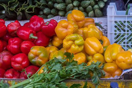 各种出售的蔬菜菜类菜花市场土豆对象食物饮食植物零售摊位天高清图片素材