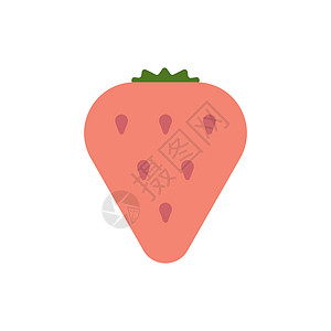 草莓颜色插图背景图片