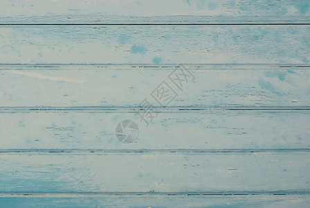 浅蓝色木背景纹理质感木镶板褪色木板桌子木材风格水平复古风化背景图片