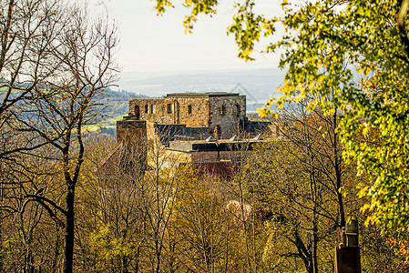 德国巴登-沃尔滕堡霍亨雷赫堡城堡高清图片