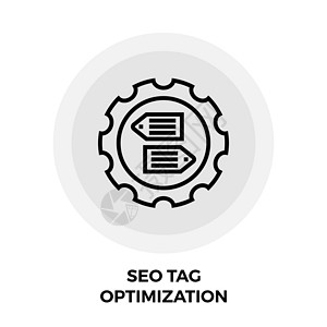 SEO 标签优化线图标信息互联网引擎营销齿轮图表网络背景图片