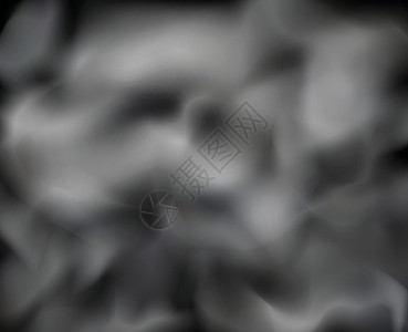 漂浮白色烟雾云层和烟雾抽象b&w背景异常插图插画