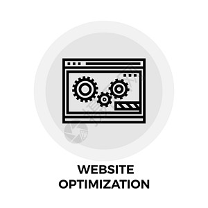 网站优化线图标营销服务技术网络交通商业插图互联网引擎数据界面高清图片素材