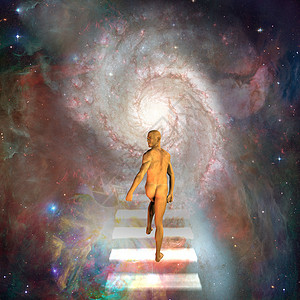 通往天堂的阶梯梯子精神入口脚步宗教偶像上帝天空灵魂永恒和平高清图片素材