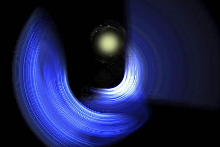 黑洞蓝色黄色暗流艺术黑色创造力插图重力隧道旋转背景图片