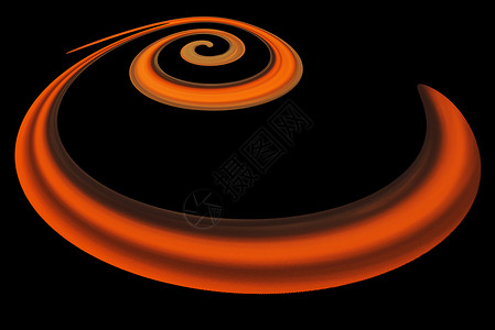 螺旋滚动中商标插图精力标识黑色盘旋红色背景图片