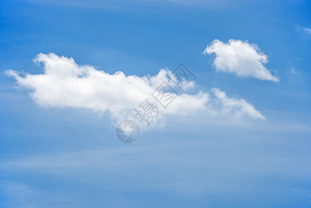 蓝色天空 有白云白色图层天气背景图片
