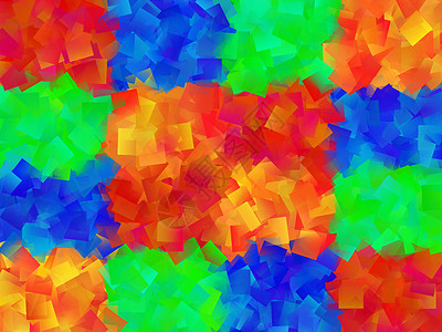 色彩多彩的几何抽象橙子盒子菱形划分艺术墙纸绘画艺术品积木钻石背景图片
