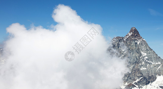 巨石角冰川天堂的惊人全景风景白色旅行天空背景图片