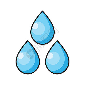 下降环境白色液体水滴生态预报气候雨滴蓝色插图背景图片