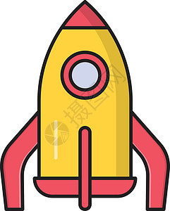火箭工艺短跑航空白色飞机场天空旅行外星航班商业背景图片