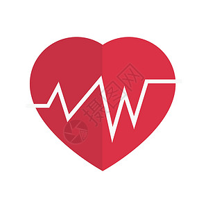 健康卫生药品心电图心脏病学救援技术脉动挂绳脉冲工人医疗背景图片