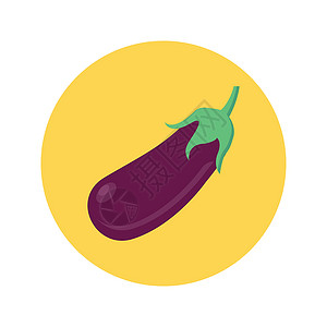 蔬菜植物叶子艺术紫色食物插图饮食背景图片
