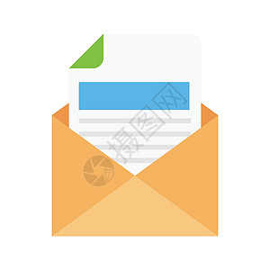 邮件文档界面互联网插图邮政商业地址通讯信封网络背景图片