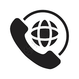 支助技术插图服务听筒地球国际商业全世界世界求助背景图片