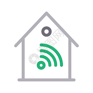 家居互联网信号标识电脑网络插图网站技术上网安全背景图片