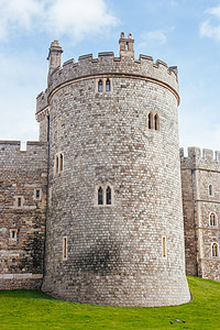 英国温莎城堡风景英格兰的温莎城堡尖塔旅行建筑学地标建筑历史吸引力风景观光旅游背景