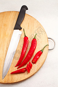 辣椒香料种子胡椒菜板红色食物背景图片