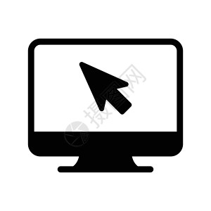 点击单击网络互联网商业注册插图笔记本界面标识技术电脑背景图片