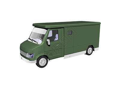 用于贵贵物运输的绿色装甲车卡车车辆摩托车货车传输运输车车轮银行价值背景图片