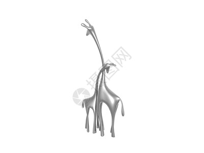 两只长颈鹿像雕像一样缠在一起饰品石头长颈数字亲人大理石浪漫艺术品长腿花岗岩背景图片