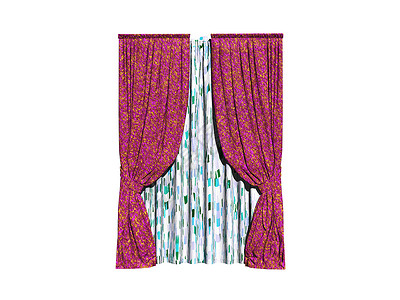 窗窗窗 窗帘和储藏室多彩绿色纺织品店铺珠宝蓝色面料背景图片