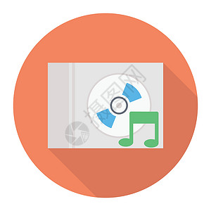音乐烧伤软件视频电脑技术袖珍圆圈记录圆形插图背景图片