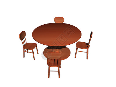 配有简单椅子的木制餐桌家具桌子会议桌办公家具会议金属粮食座位背景图片