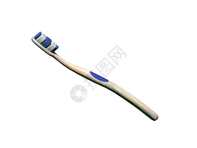 带刷牙刷的牙刷 用于打扫牙齿蓝色振动白色电池牙膏电器卫生背景图片