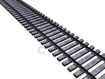 铁路交通带环状的铁轨门槛轨道石头火车背景图片