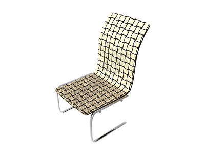 带钢框架的简单办公椅饭厅风格厨房家具座位装潢灰色棕色装饰椅子背景图片